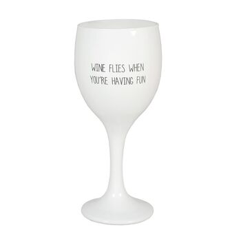 Scented Soy Candle In Wine Glass With A Quote, 3 of 7