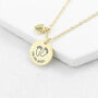 Personalised Baby Feet Necklace Gift, thumbnail 1 of 3