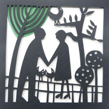 Personalised Limited Edition Paper Cut Walk Together, 5 of 8