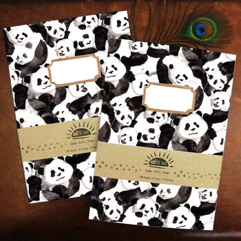Embarrassment Of Pandas Print A5 Lined Journal, 6 of 10