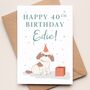 The Dog Lover's A To Z With Personalised Dog Breed Birthday Card, thumbnail 3 of 12