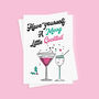 Merry Little Cocktail Christmas Card, thumbnail 2 of 4