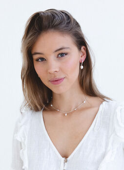 Dainty Freshwater Pearl Necklace, 4 of 4
