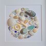 Framed Cornish Rockpool Sea Glass Art, thumbnail 1 of 2
