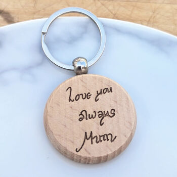 Personalised Doodle Drawing Disc Keyring, 2 of 4