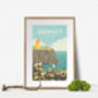 Grimsey Iceland Travel Poster Art Print, thumbnail 4 of 8