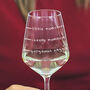 'Cheeky Monkeys' Wine Glass, thumbnail 2 of 6