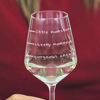 'Cheeky Monkeys' Wine Glass, 2 of 6