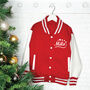 Kid's Personalised Christmas Varsity Jacket With Stars, thumbnail 4 of 9