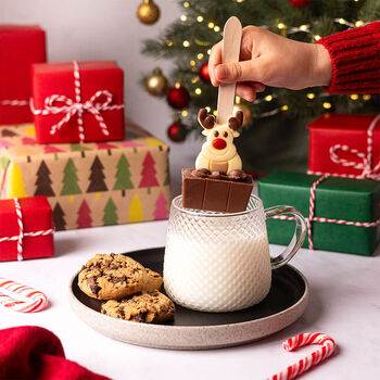 Merry Christmas Hot Chocolate Glass Mug And Gift Box, 5 of 5