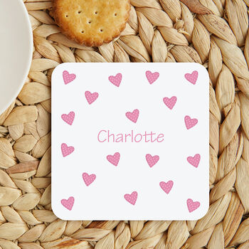 Personalised Hearts Coaster, 2 of 2