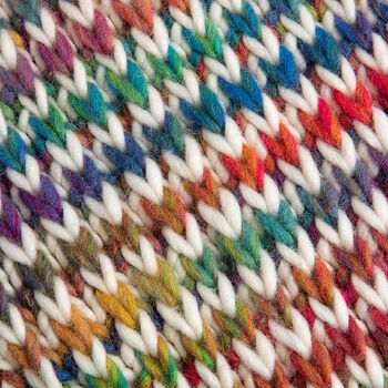 Ellie Rainbow Blanket Easy Knitting Kit, 8 of 9