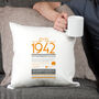 Personalised 80th Birthday Gift Cushion, thumbnail 2 of 6
