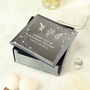 Personalised Floral Diamante Mirrored Trinket Box, thumbnail 3 of 5