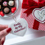 Personalised Embroidered Valentine's Gift Tag, thumbnail 3 of 6