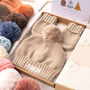 New Baby Bobble Hat And Mittens Letterbox Set, thumbnail 1 of 12