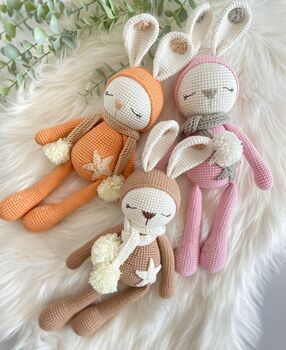 Handmade Cute Bunnies For Babies And Kids, 3 of 12