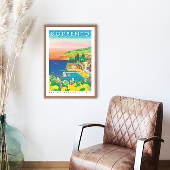 Sorrento, Italy Illustrated Travel Print, 6 of 8