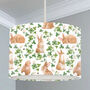 Bunny And Leaves Children's Lampshade, thumbnail 1 of 2
