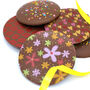 Mother's Day Giant Decorated Milk Chocolate Buttons, thumbnail 1 of 8