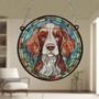 Welsh Springer Stained Glass Effect Suncatcher, thumbnail 6 of 6