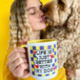 Life Is Better With My Dog Checkerboard Mug, thumbnail 10 of 10