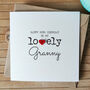 Personalised 80th Birthday Card For Special Granny, Handmade Card For Grandma, thumbnail 1 of 4