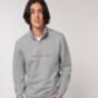Custom Trip Organic Cotton Quarter Zip Men's Sweatshirt, thumbnail 3 of 4