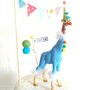 Personalised Party Animal Giraffe Cake Toppers, thumbnail 2 of 2