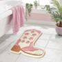 Pink Cowboy Boot Tufted Bath Mat, thumbnail 1 of 3