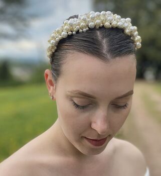The Grace Bridal Hairband, 4 of 12