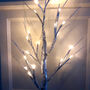 Christmas Silver Sparkle Light Up Tree, thumbnail 4 of 5