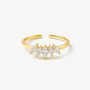 Adjustable Women's Crown Ring, thumbnail 1 of 4