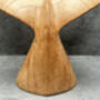 Hand Carved 19cm Diving Whale Tail Wooden Ornament Gift, thumbnail 4 of 12