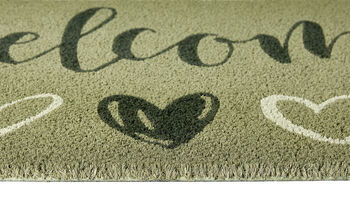My Mat Printed Coir Welcome Sage Coir 45x75cm, 2 of 3