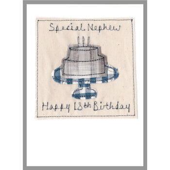 Personalised 18th Birthday Cake Card For Him, 2 of 8