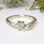 Willow Twig Engagement Ring, Sapphire Organic Ring, thumbnail 1 of 8