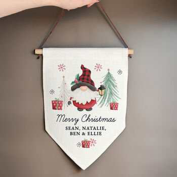 Personalised Gonk Hanging Pendant Christmas Decoration, 4 of 5