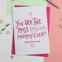 Most Amazing Mummy Or Mum Ever Mothers Day Card, thumbnail 2 of 2