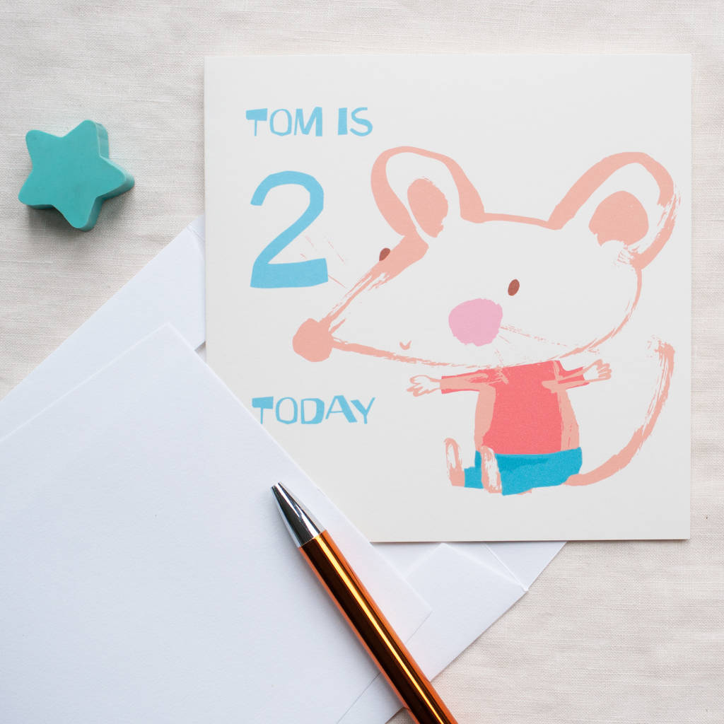 Little Boy's Cute Birthday Card By From A Place of Wonder