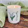 Personalised Birth Flower Candle Gift, thumbnail 6 of 12