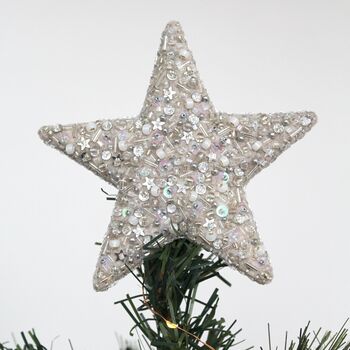 Make Your Own Christmas Tree Star Topper Kit, Silver, 3 of 12