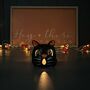 Ceramic Cat Halloween Tealight Holder, thumbnail 1 of 2