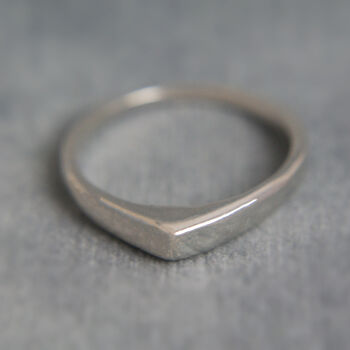 Mayan Arch Ring In Recycled Sterling Silver, 2 of 4