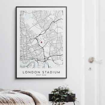 West Ham Poster London Stadium Football, 2 of 4