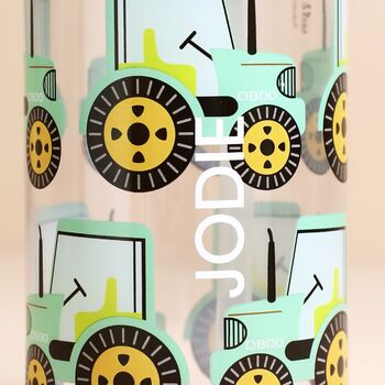 Personalised Sass And Belle Tractor Water Bottle, 2 of 4