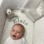 Personalised Organic Moses Basket Fitted Sheet, thumbnail 2 of 10