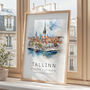 Estonia City Illustration Of Tallinn, thumbnail 2 of 7