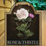 The Rose And Thistle Traditional Pub Sign, thumbnail 1 of 12