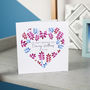 Personalised Heart Christening Card For Boys And Girls, thumbnail 5 of 10